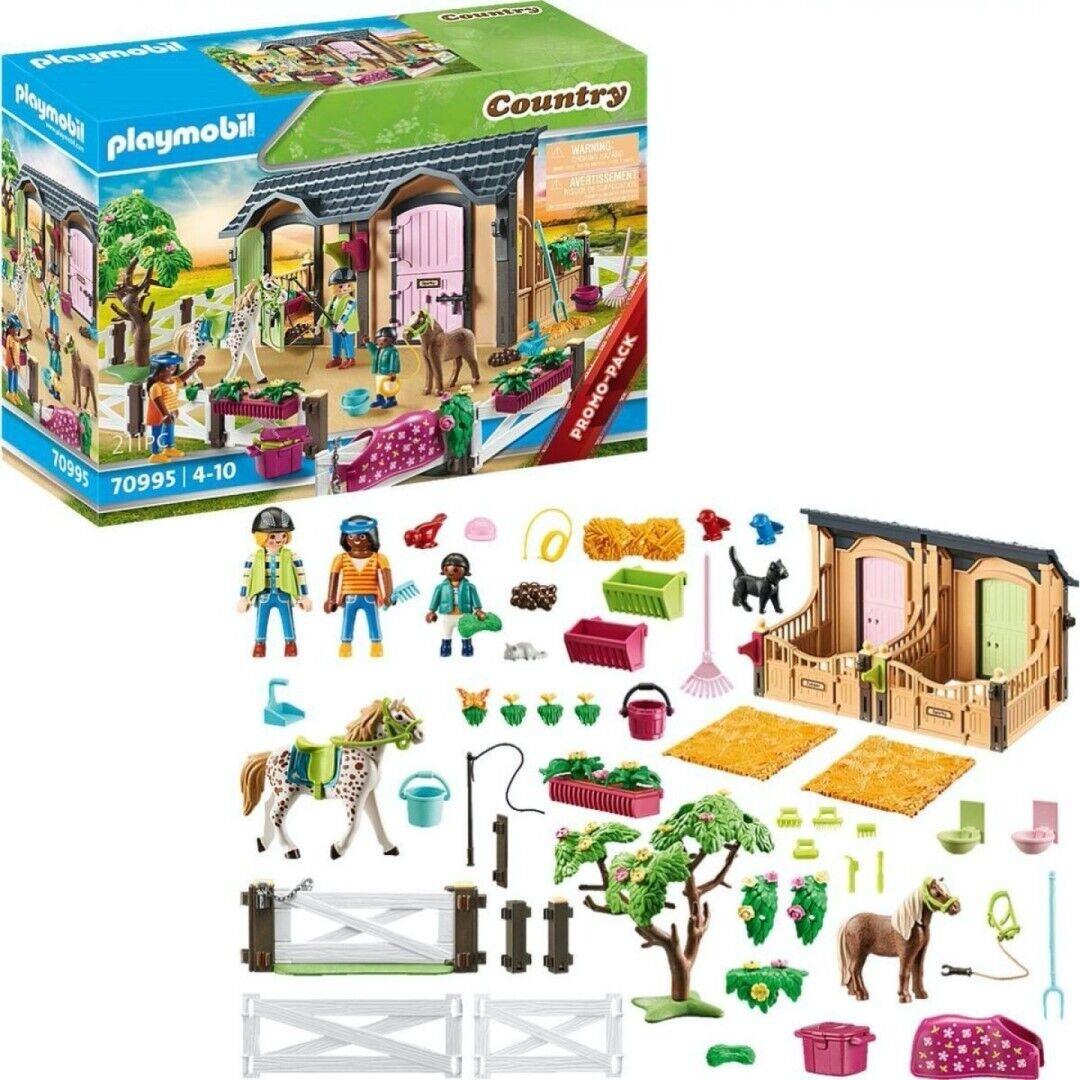 Playmobil 70995 Country: Horse Riding Lessons with Horse Stables