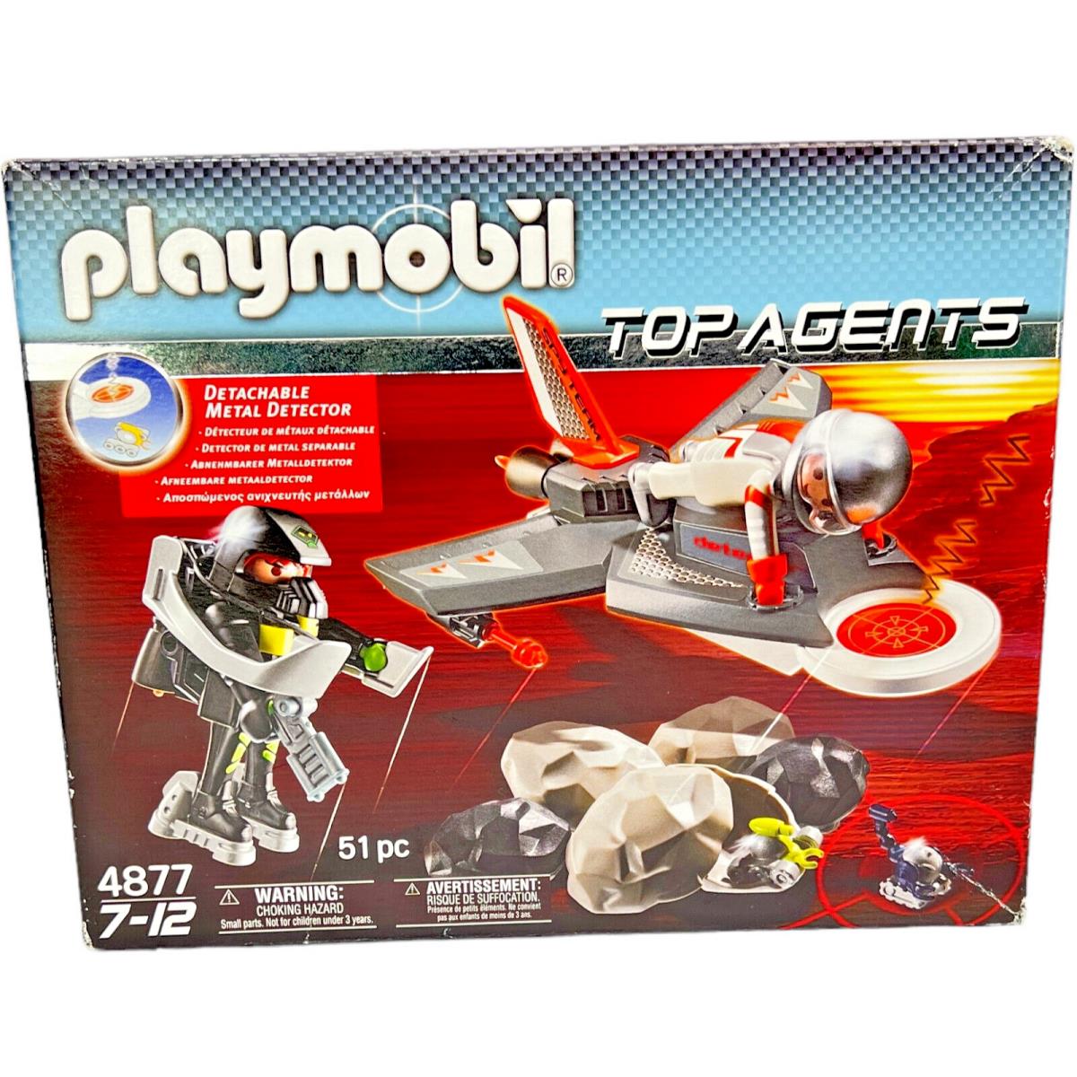 Playmobil Top Agent Detection Jet Play Set - - 4877