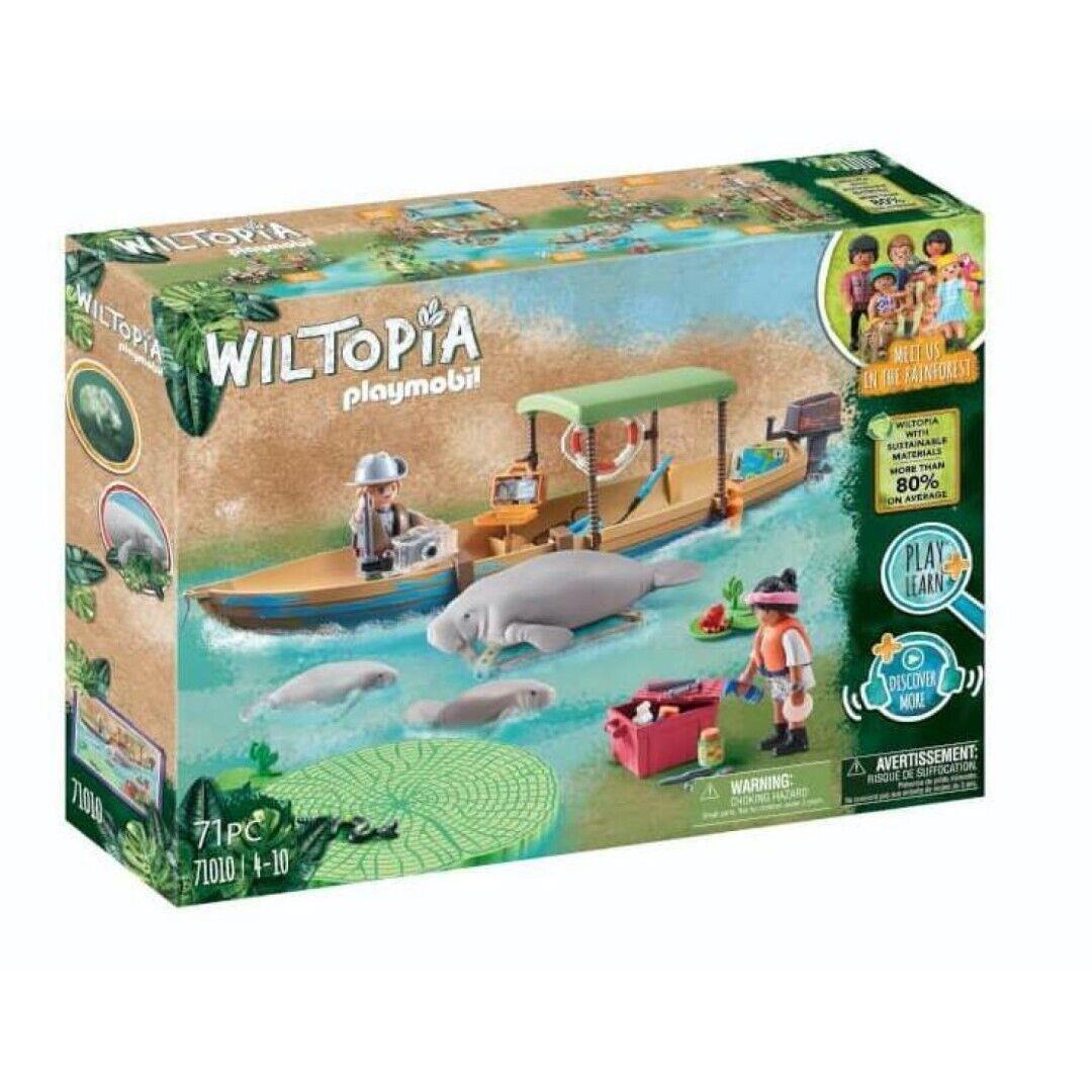 Playmobil 71010 Wiltopia: Boat Trip to The Manatees