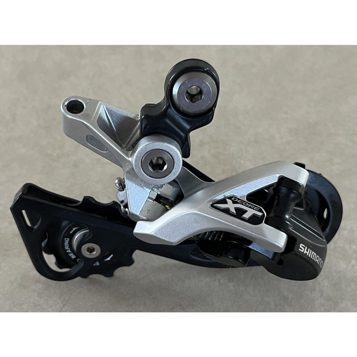 Shimano XT RD-M780 GS 10 Speed Silver Black Medium Cage Rear Derailleur