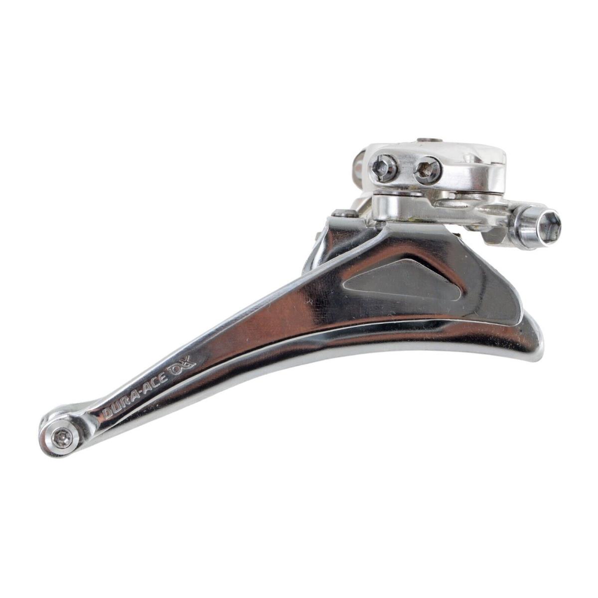 Shimano Dura-ace AX FD-7320 2x 7s Front Derailleur Clamp-on 28.2mm Road Vintage - Silver