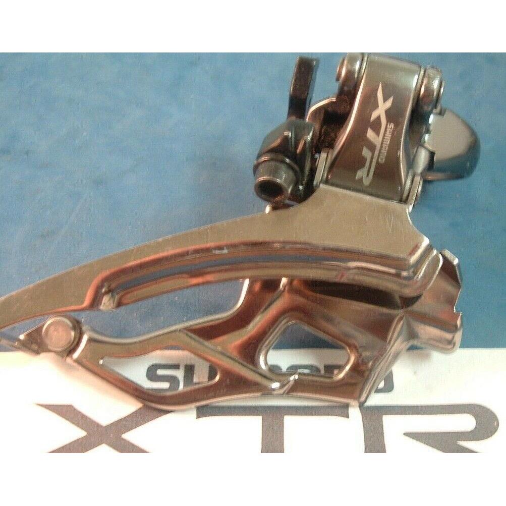 Shimano Xtr M961 34.9MM / Nos Mtb Front Derailleur-dp/bs- 3x8/9-Spd-NIB++