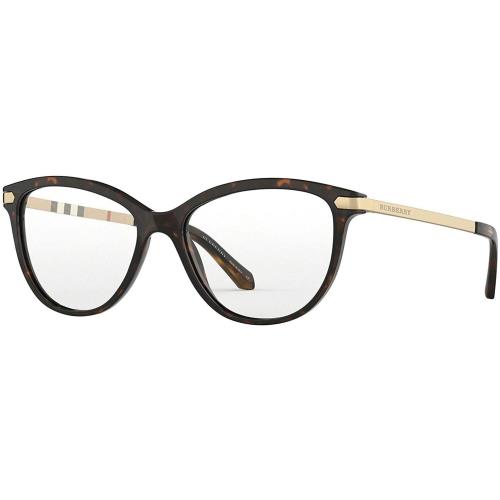 Burberry Eyeglasses BE2280 3002 52mm Dark Havana / Demo Lens