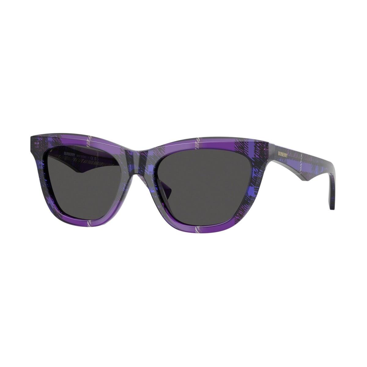 Burberry Women`s 53mm Check Violet Sunglasses BE4435F-411387-53