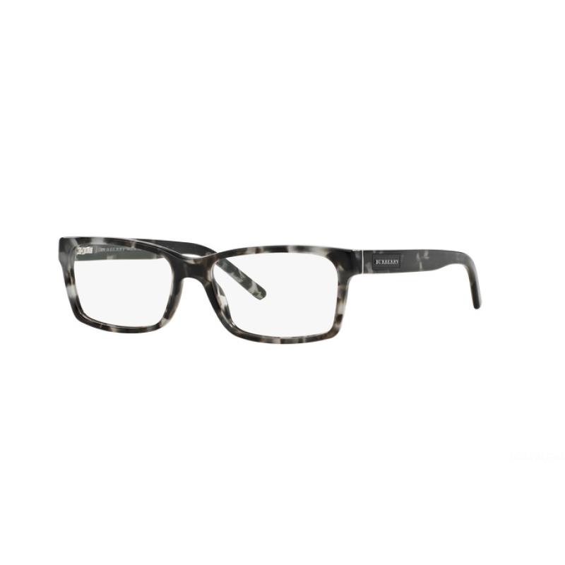 Burberry BE2108 3533 54 Gray Havana Rectangle Men`s Eyeglasses 54 mm