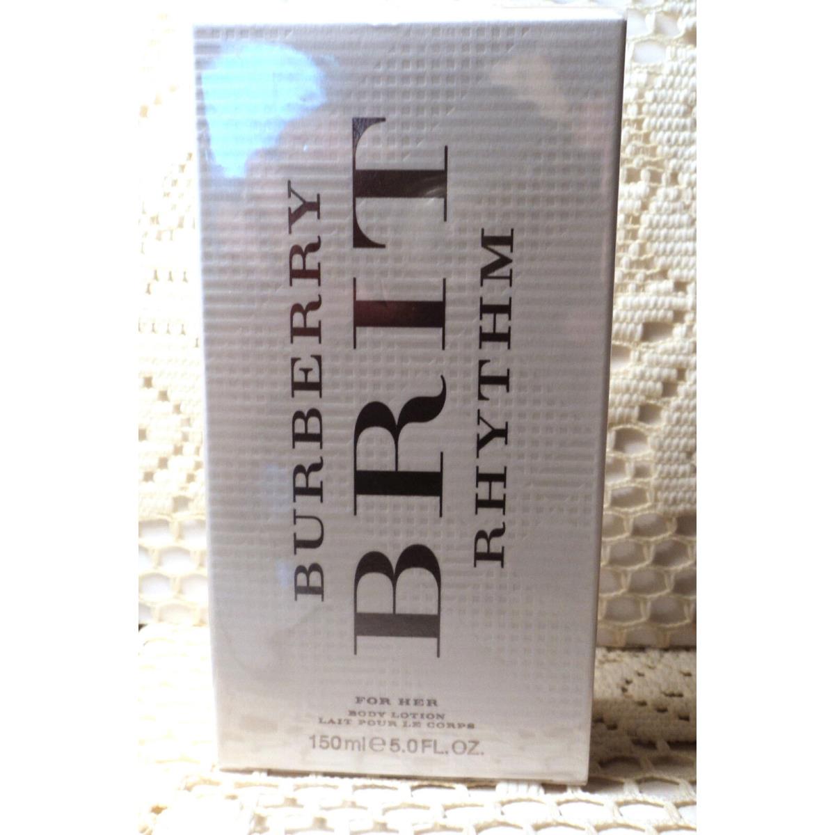 Burberry Brit Rhythm For Her Body Lotion - 5.0 Oz. - Box