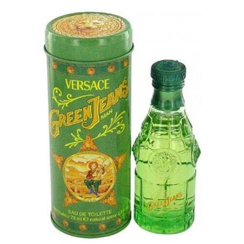 Versace Green Jeans Eau de Toilette Cologne Sexy Mens Scent 2.5oz 75ml Box