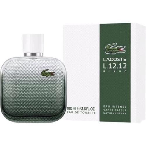 Lacoste Men`s L.12.12. Blanc Eau Intense Edt Spray 1.7 oz Fragrances