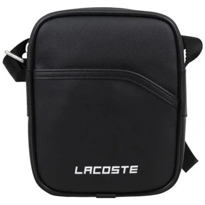 Lacoste Vertical Camera Cross Body Shoulder Bag Black NH2349UT