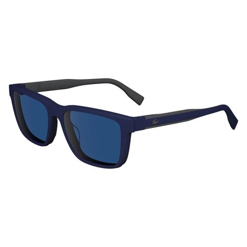 and Autrhentic Lacoste L6010MAG-SET 424 Blue 55-17-145 Rectangle