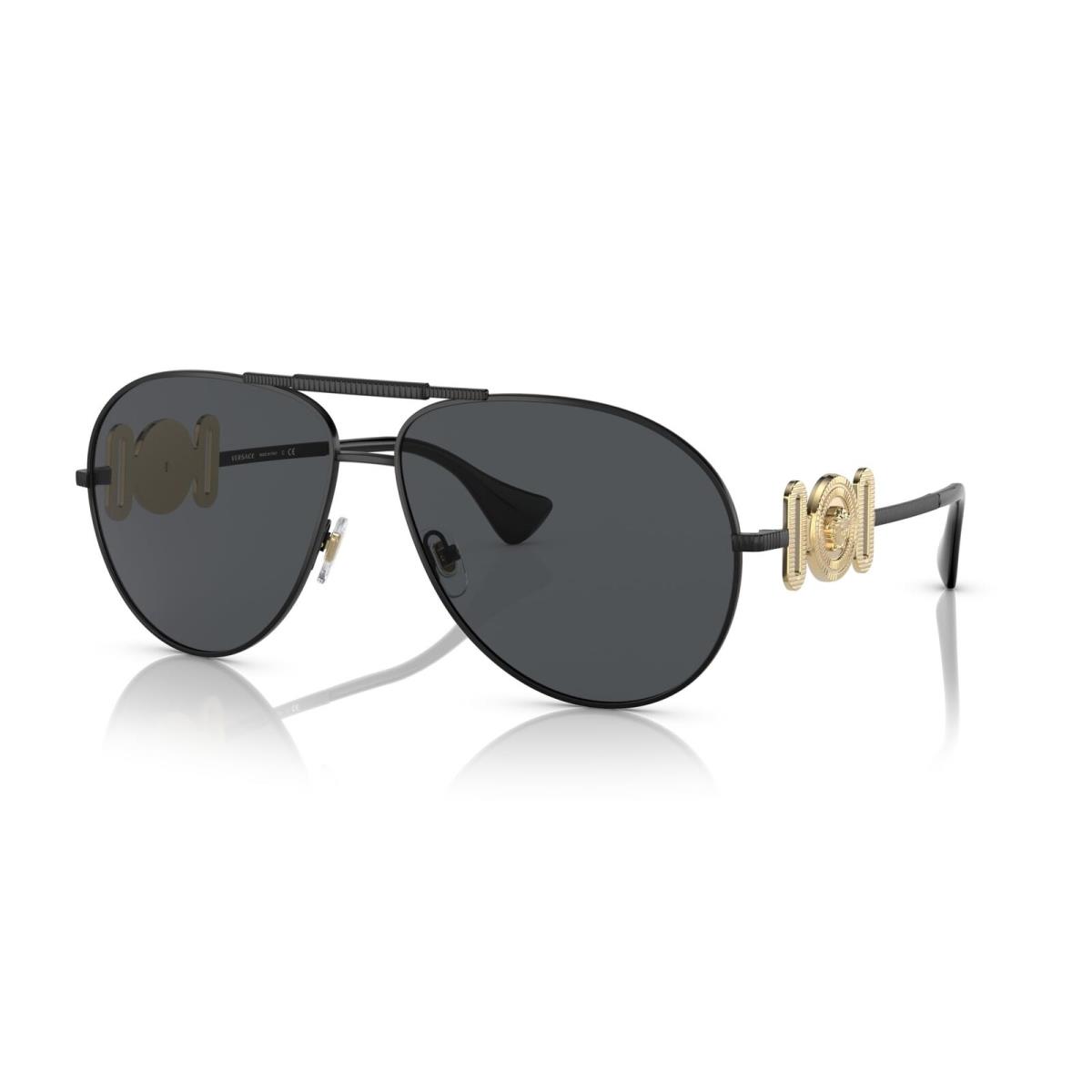 Versace Sunglasses VE2249 126187 65mm Matte Black