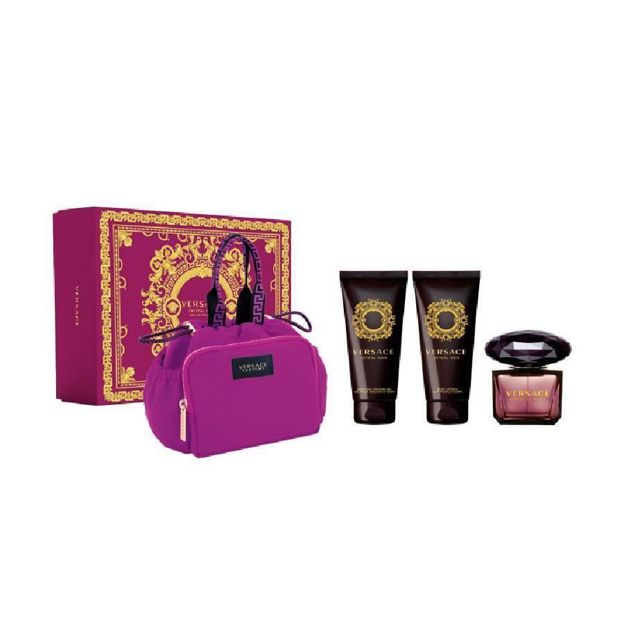 Versace Ladies Crystal Noir Gift Set Fragrances 8011003884926