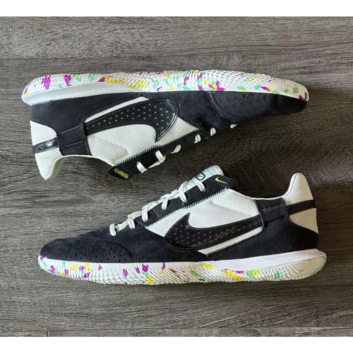 Nike Streetgato IC Confetti White Mens Indoor Soccer Shoes DC8466 100 Size 8-10