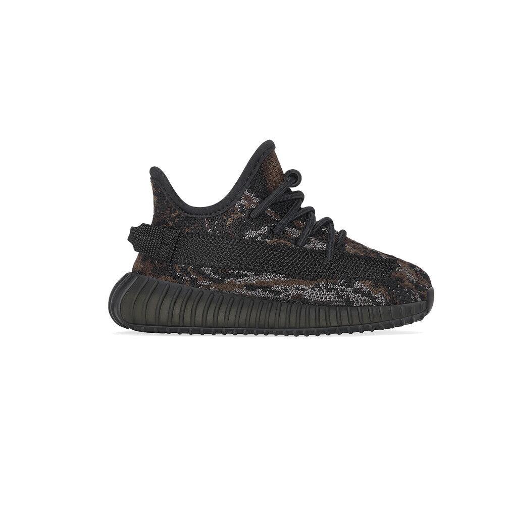 Adidas Yeezy Boost 350 V2 Slip On Infant Boys Brown Sneakers Casual Shoes GW37