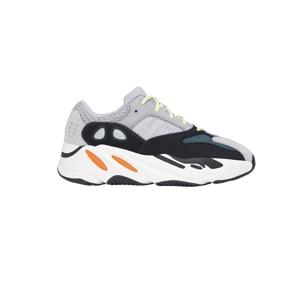 Adidas Yeezy Boost 700 V1 Lace Up Youth Boys Grey Sneakers Casual Shoes FU9005