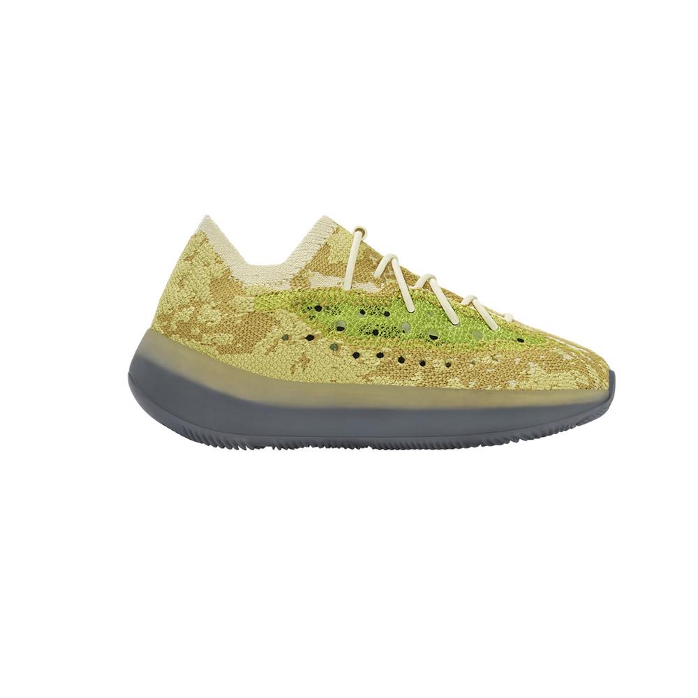 Adidas Yeezy Boost 380 Slip On Youth Boys Yellow Sneakers Casual Shoes FZ4991