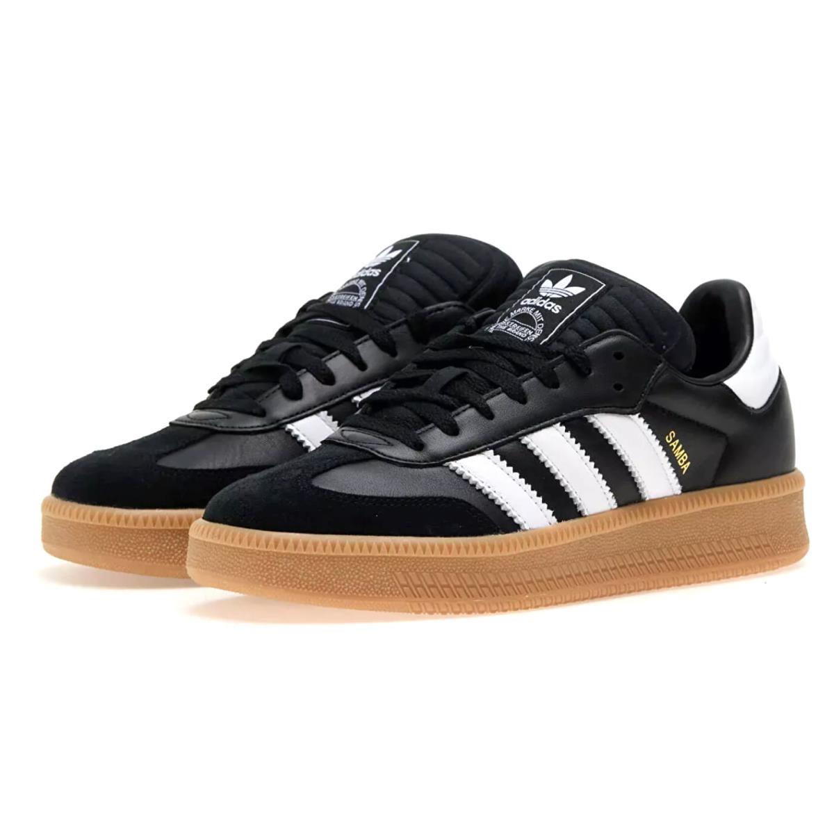 Adidas Samba SE Mens Retro Low Top Athletic Sneaker Black Gum All Sizes - Black