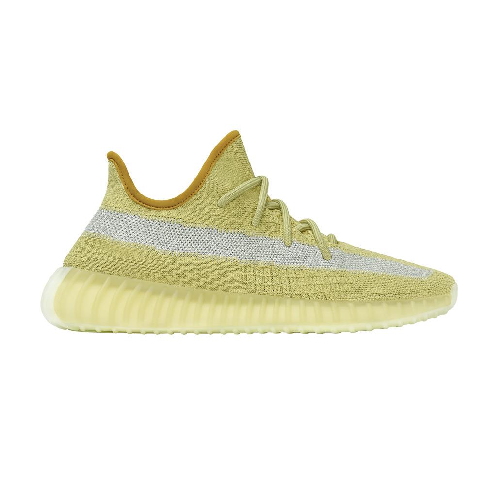 Adidas Yeezy Boost 350 V2 Slip On Mens Yellow Sneakers Casual Shoes FX9034