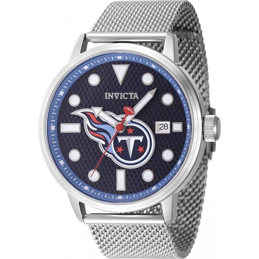 Invicta Nfl Tennessee Titans Quartz Blue Dial Men`s Watch 47998