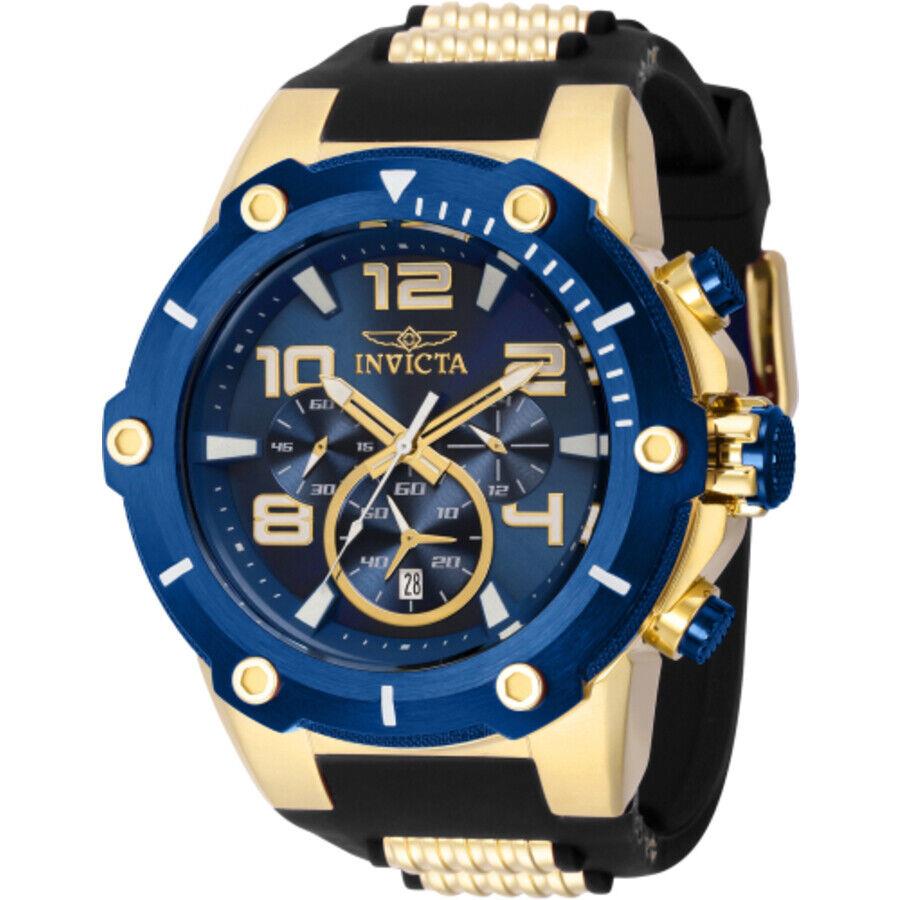 Invicta Speedway Chronograph Quartz Blue Dial Men`s Watch 40892