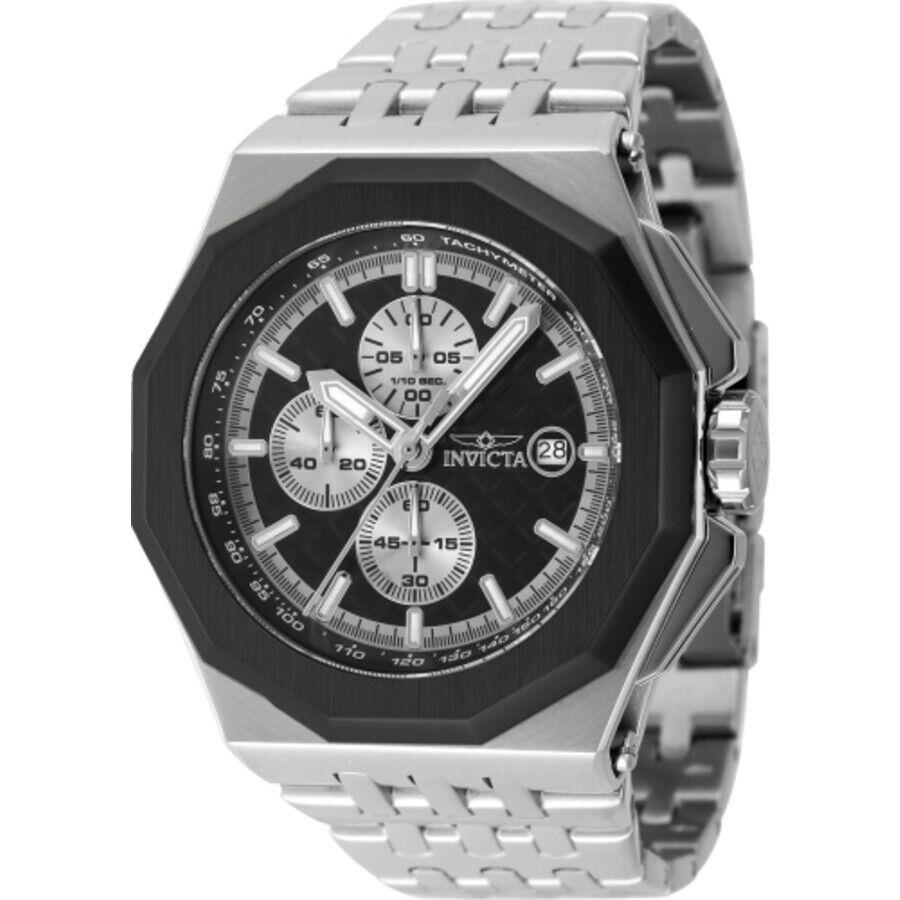 Invicta Akula Chronograph Quartz Black Dial Men`s Watch 47390