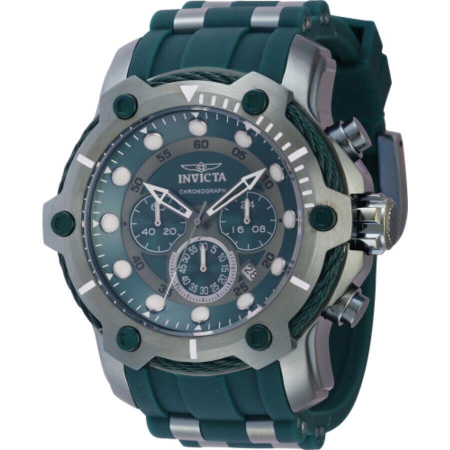 Invicta Bolt Chronograph Quartz Green Dial Men`s Watch 40828