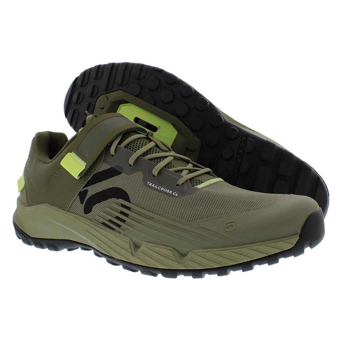 Adidas 5.10 Trailcross Clip-in Mens Shoes Size 8 Color: Olive Green - Olive Green, Main: Green