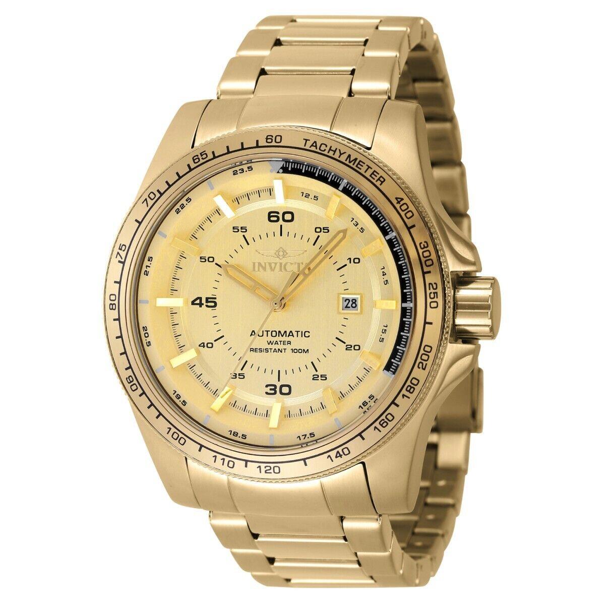 Invicta Speedway Automatic Men`s Watch - 50mm Gold 48077