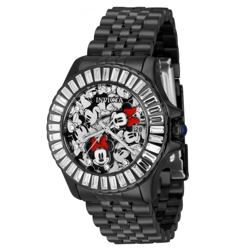 Invicta Disney Minnie Mouse Limited Edition Women`s 38mm Crystal Watch 41354