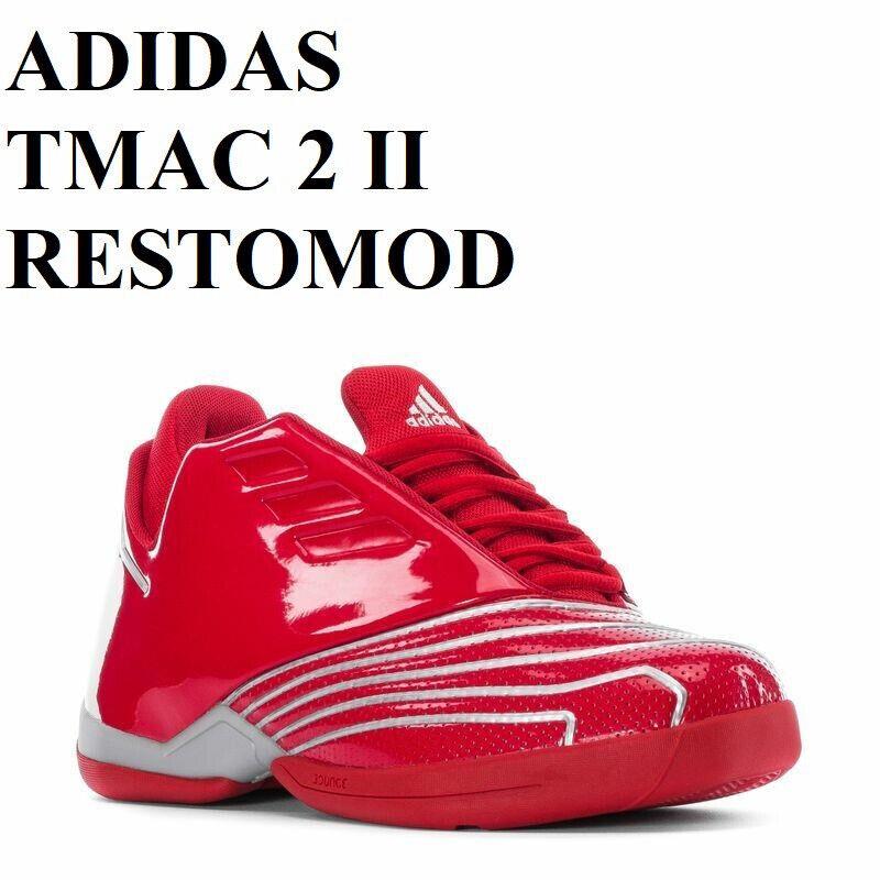 Adidas Tmac 2 II Restomod All-star Basketball Men Shoes Red/silver Size 7