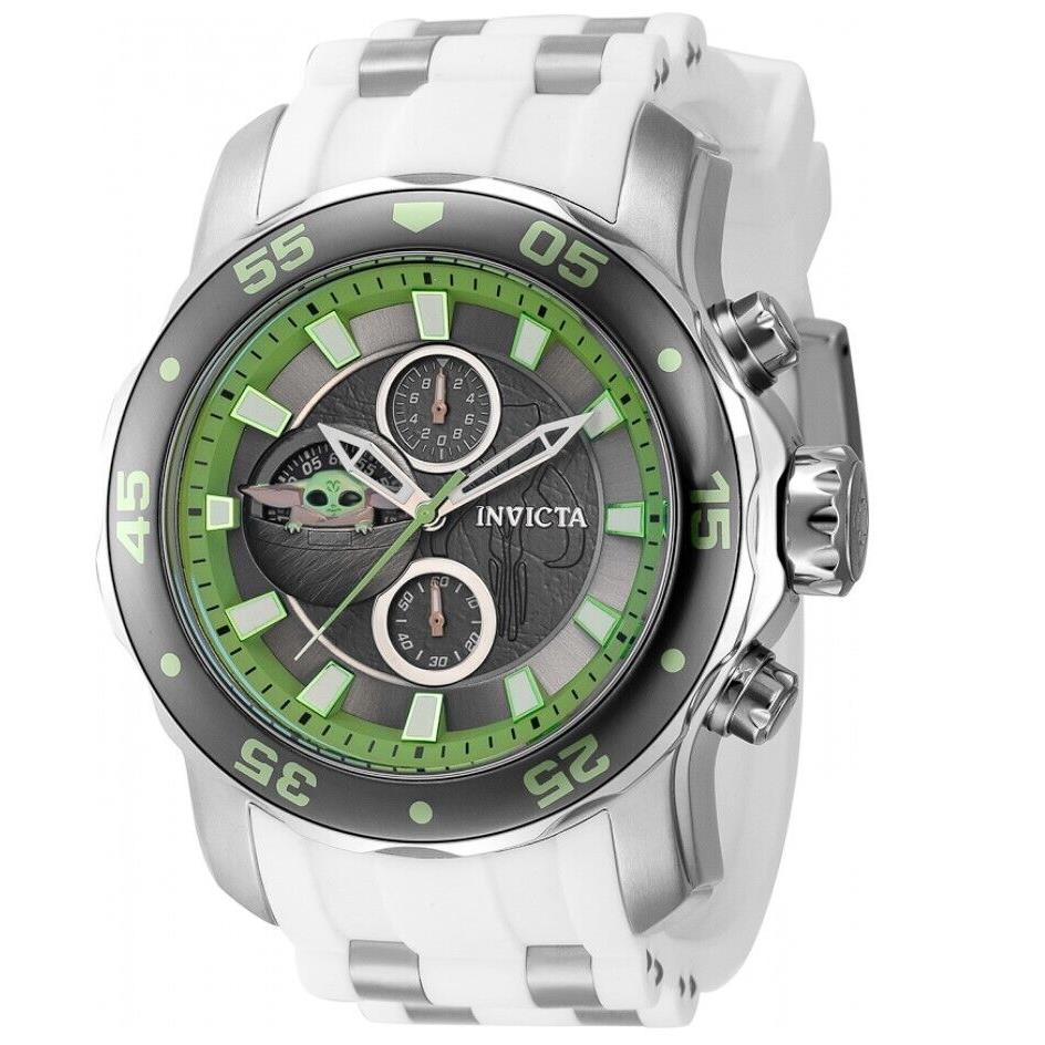 Invicta Star Wars Baby Yoda Men`s 48mm Limited Edition Chronograph Watch 40098