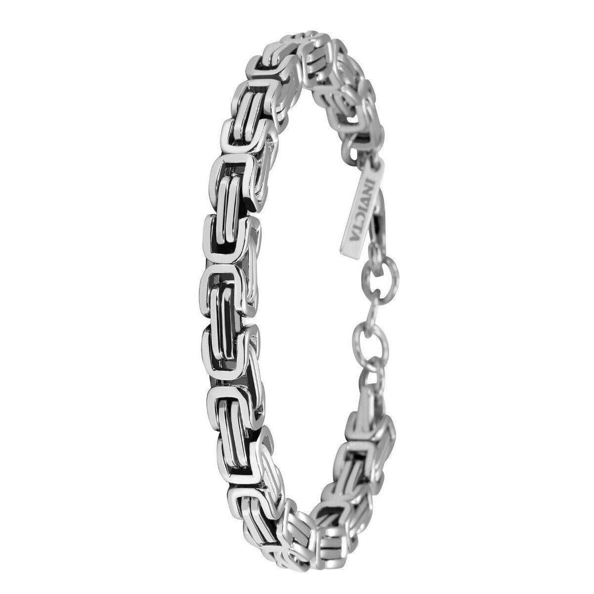 Invicta Elements Men's Silver hotsell Tone Bracelet -