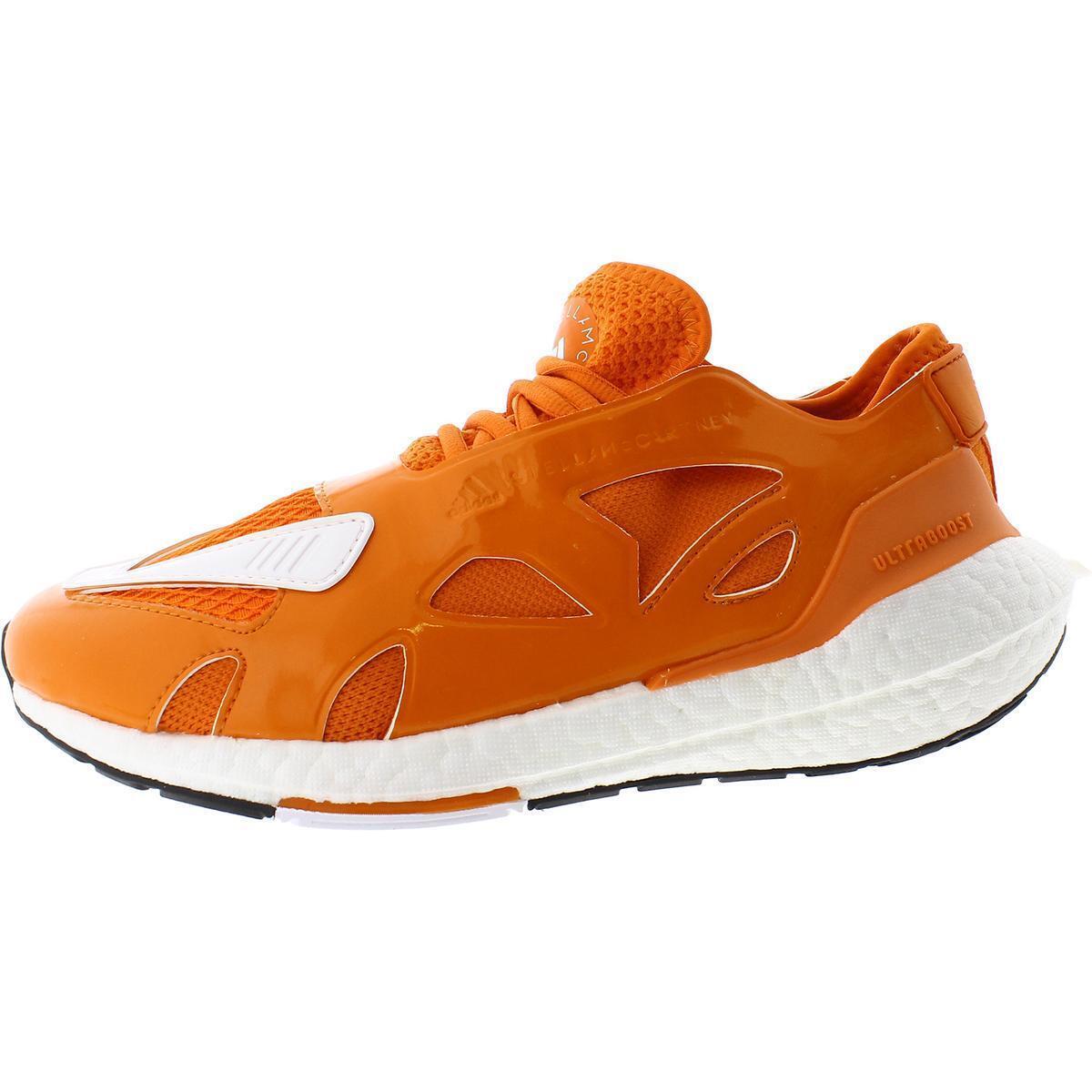 Adidas Stella Mccartney Womens Asmc Ultraboost Athletic and Training Shoes 8427 - Orange/White