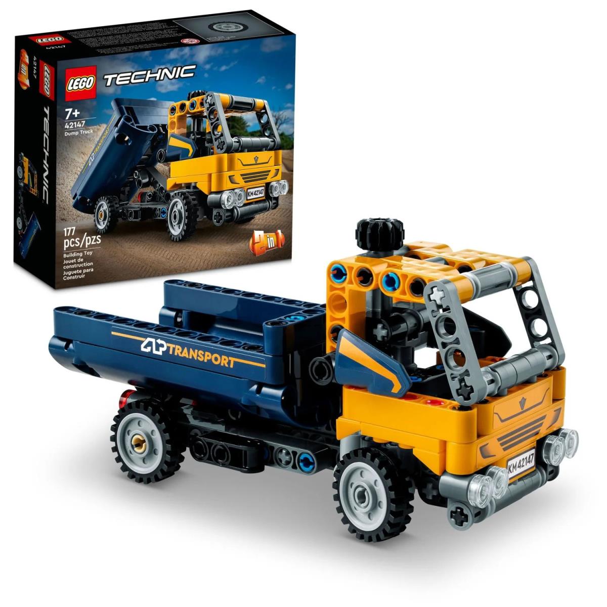 Lego Technic Dump Truck 2In1 Toy Building Set Model Construction Vehicle and Ex