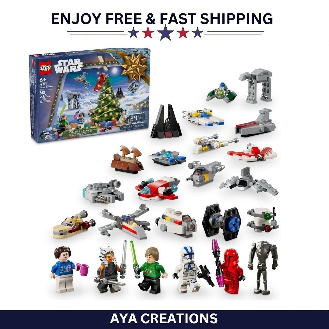 Lego Star Wars Advent Calendar 2024 18 Mini Builds 5 Minifigures Ages 6+