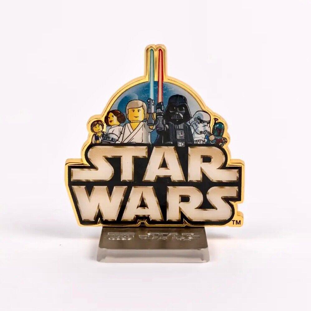 Lego Star Wars Logo Magnet with Metal Stand 5008948 Insiders Reward