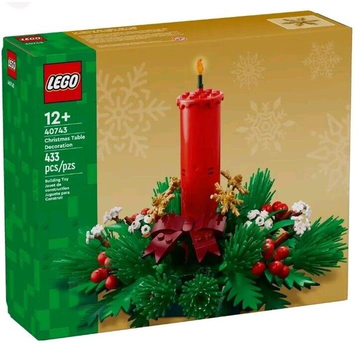 Lego Christmas Table Decoration 40743 in Hand Ship Worldwide in Extra Box