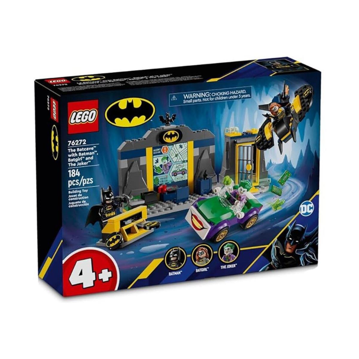 Lego DC The Batcave with Batman Batgirl and The Joker Building Set 76272