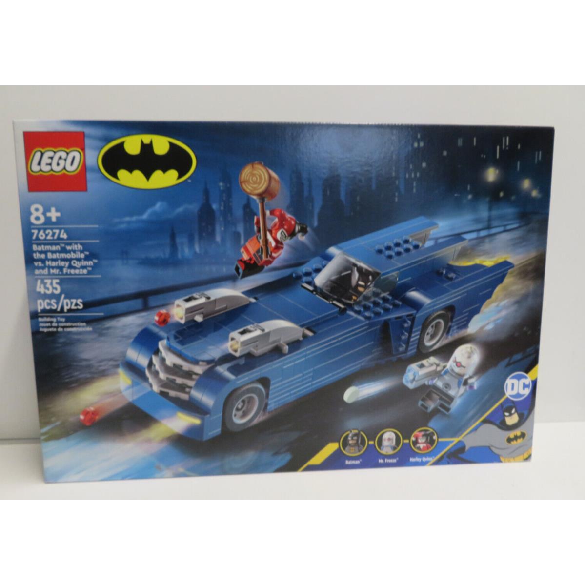 Lego DC Batman: Batman w/ The Batmobile Vs. Harley Quinn Mr. Freeze 76274