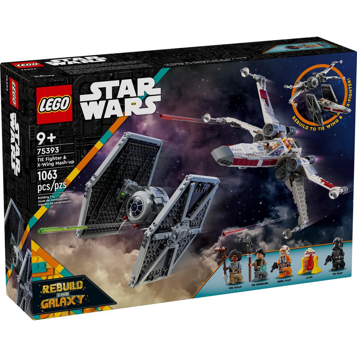 Lego Star Wars Tie Fighter X-wing Mash-up 75393