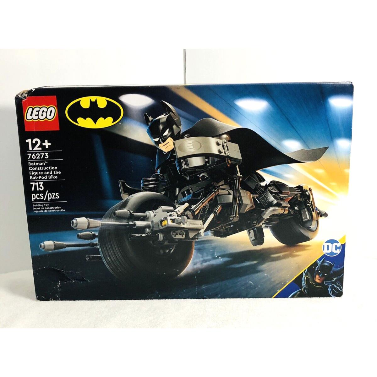 Lego DC Batman and The Bat-pod Bike Figure Set 76273 713pcs