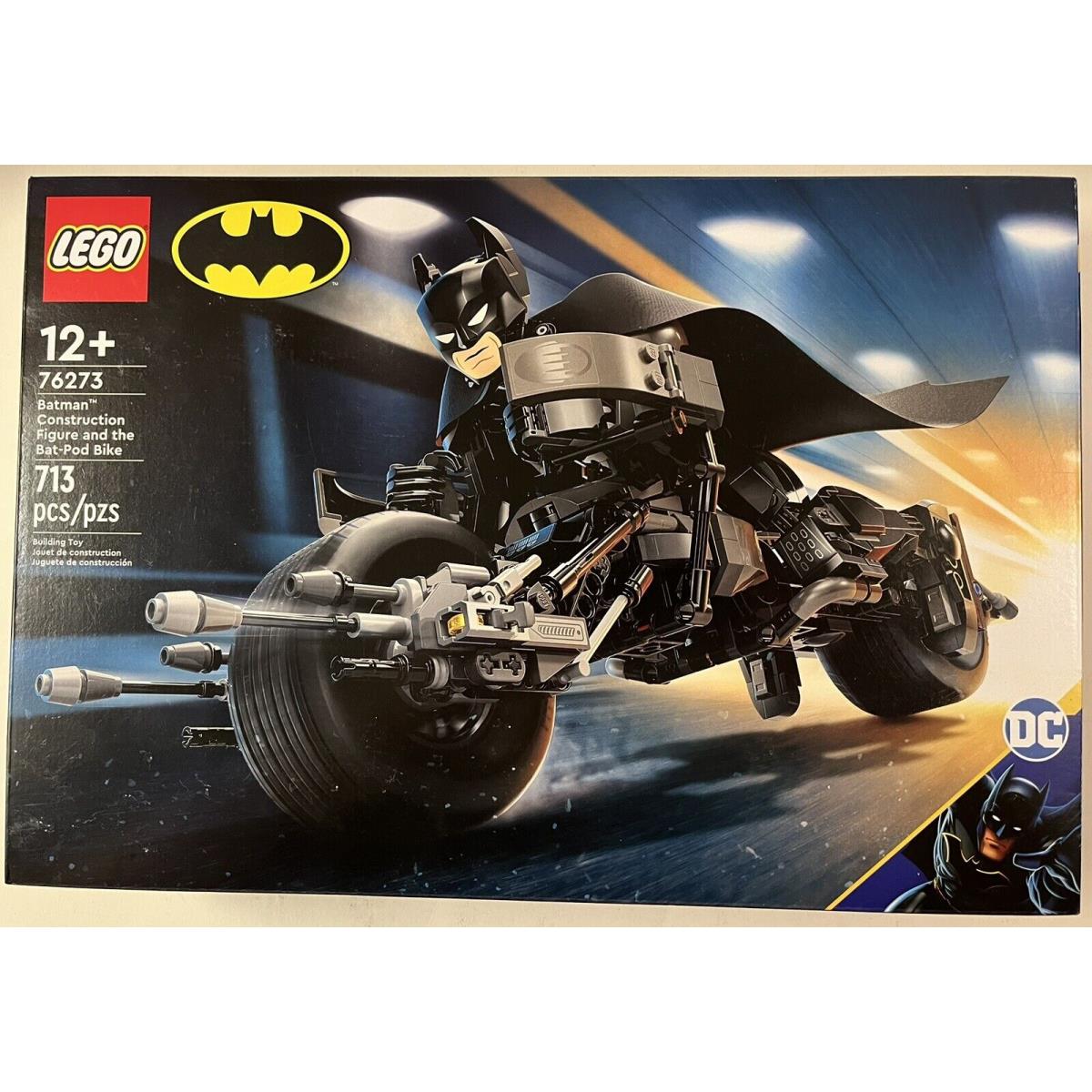 Lego Dc: Batman Construction Figure and The Bat-pod Bike 76273