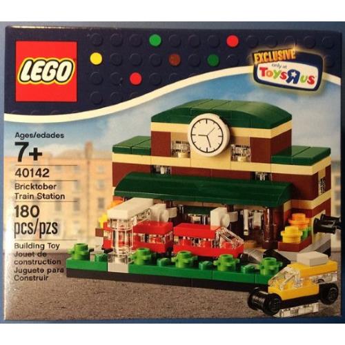 Lego Bricktober Train Station 40142 Promotional Minifigure Building Set