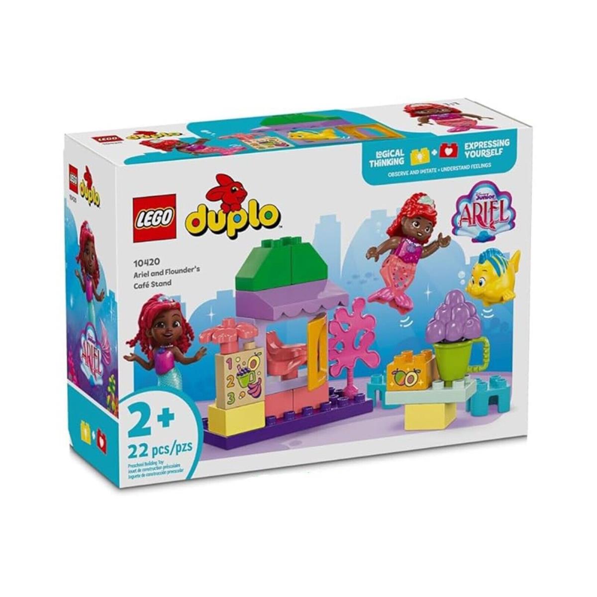 Lego Disney Junior Ariel and Flounder`s Cafe Stand Building Set 10420