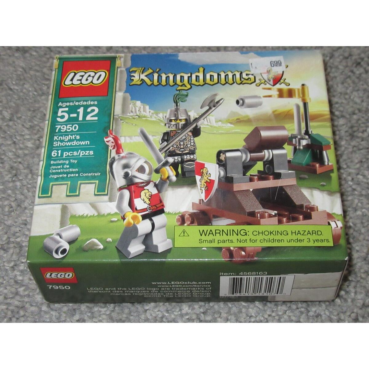 Lego 7950 Castle Kingdoms Knight`s Showdown Retired Nisb Medieval 2 Minifigs