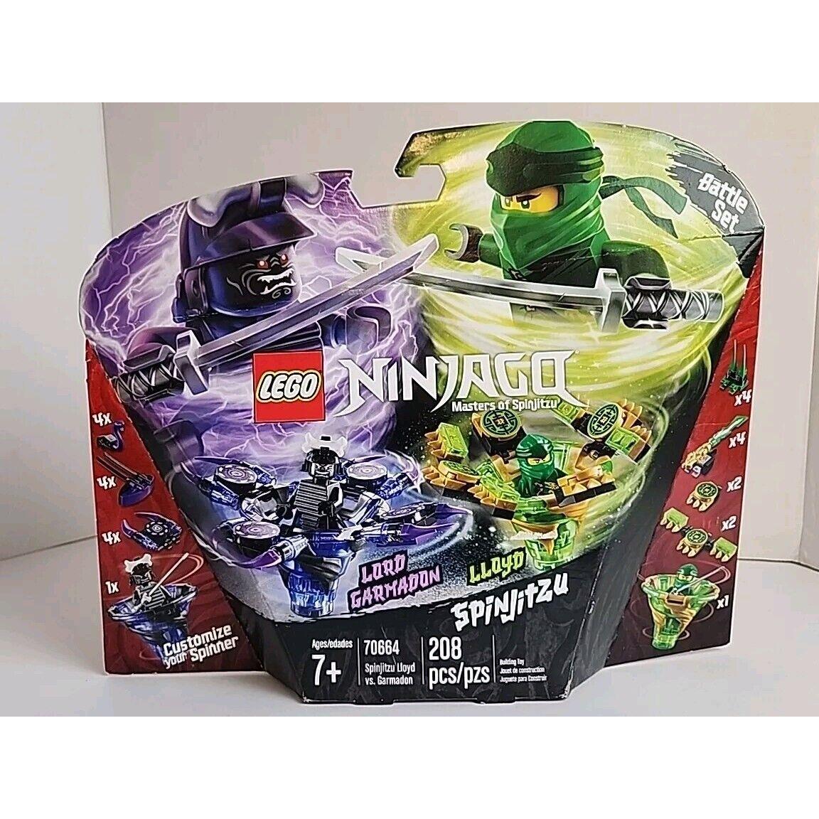 Lego Ninjago Spinjitzu Lloyd Vs. Lord Garmadon Battle Set 70664 T3