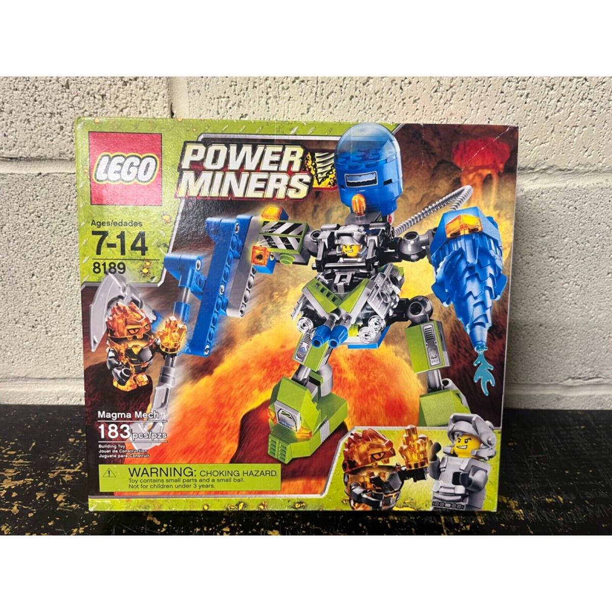 Lego Power Miners: Magma Mech 8189 Minor Shelfwear