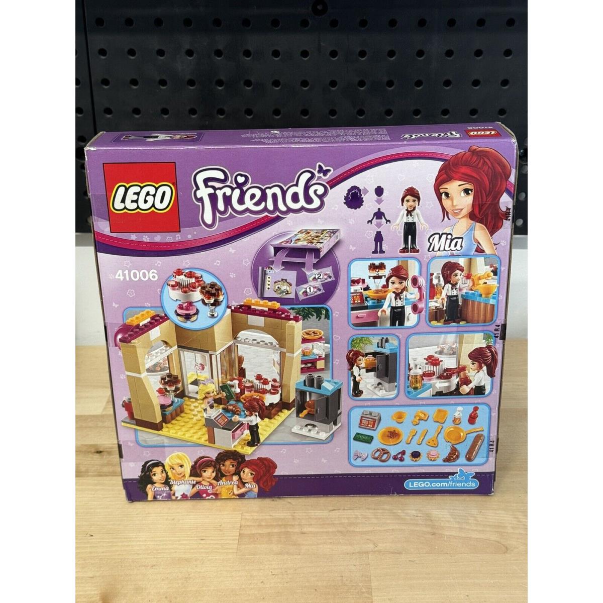 Lego Friends Downtown Bakery 41006 Box 2013 Retired Set Mia Danelle