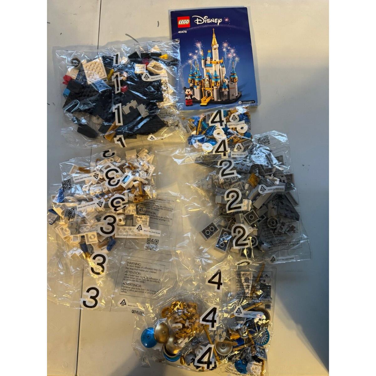 Lego 40478 Disney - Mini Disney Castle NO Box