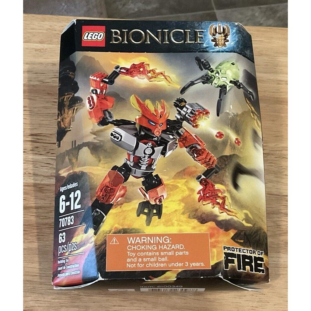 Lego Bionicle: Protector of Fire Model 70783 - W/slight Package Dent